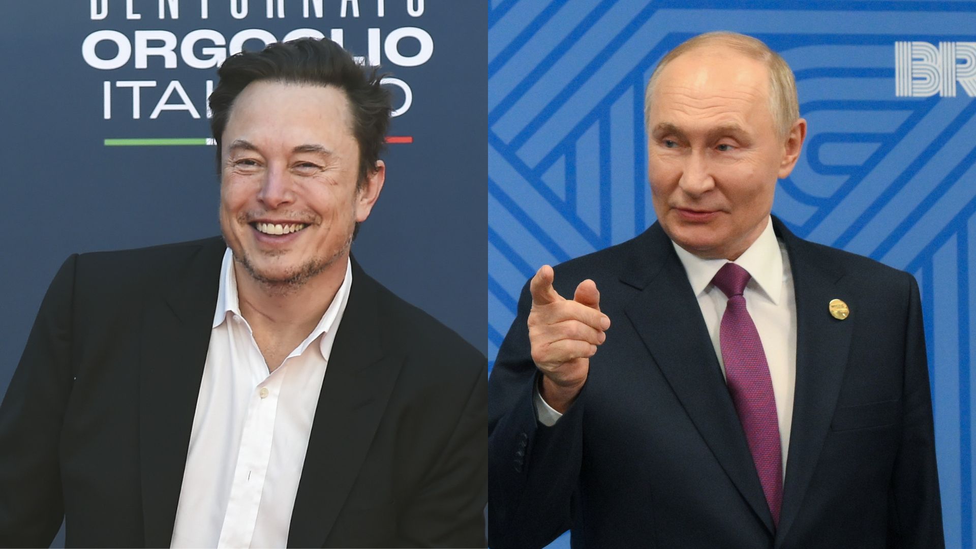 Elon Musk e Vladimir Putin