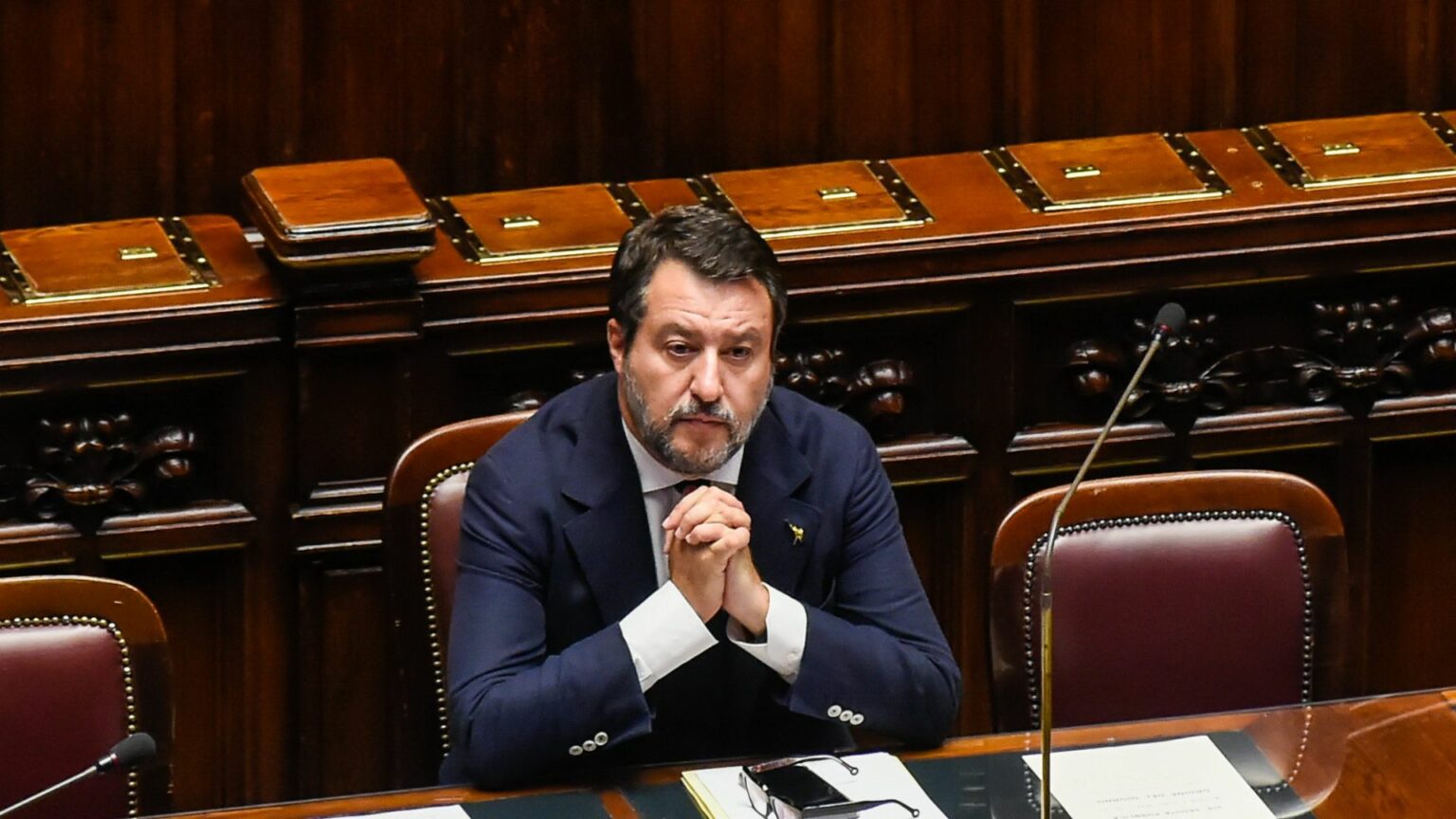 Il leader della Lega Matteo Salvini