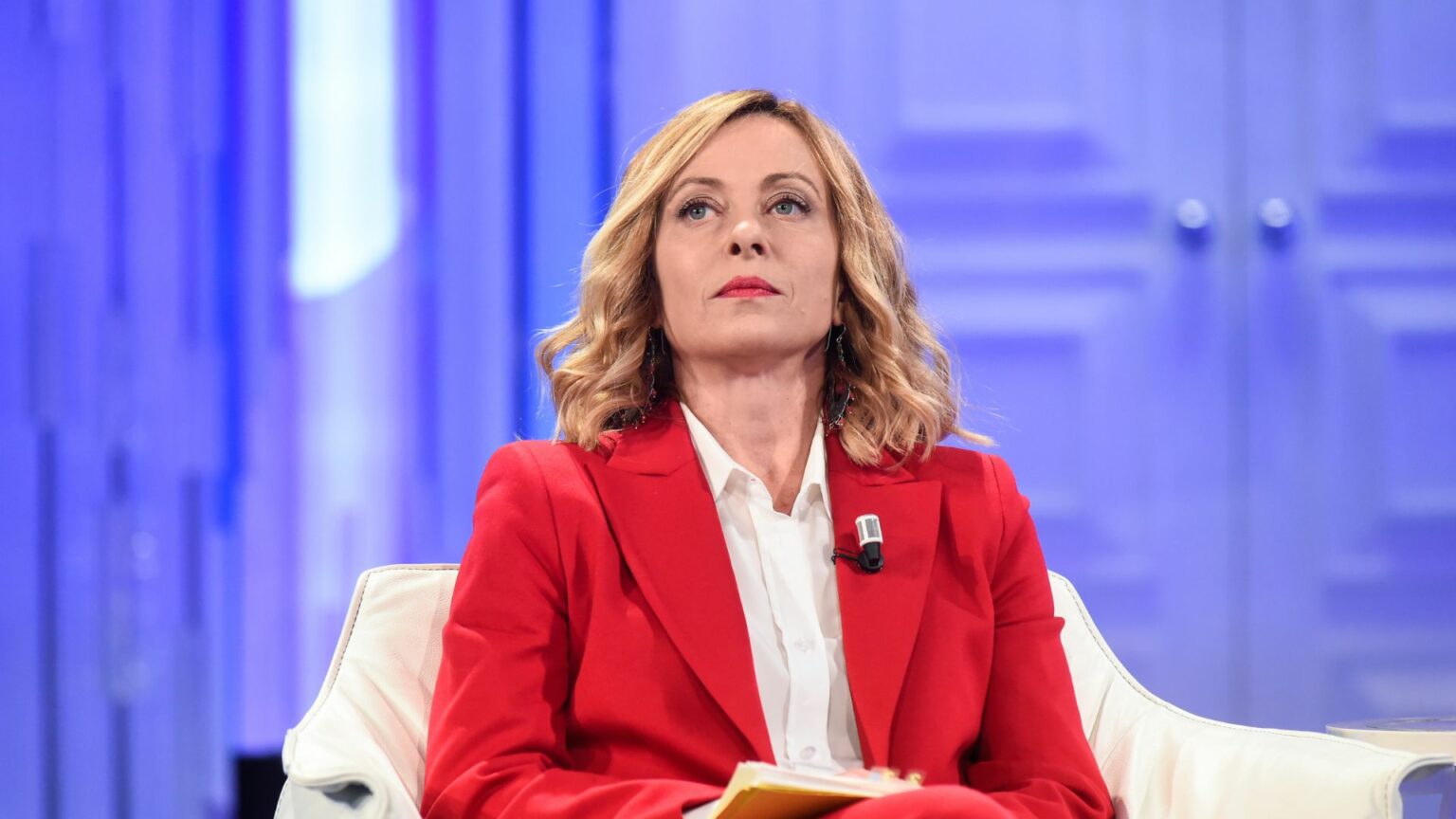 Il presidente del Consiglio Giorgia Meloni