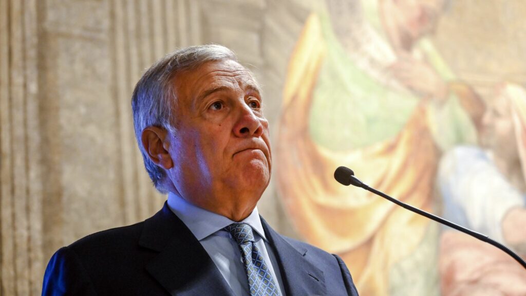 Il vicepremier forzista Antonio Tajani