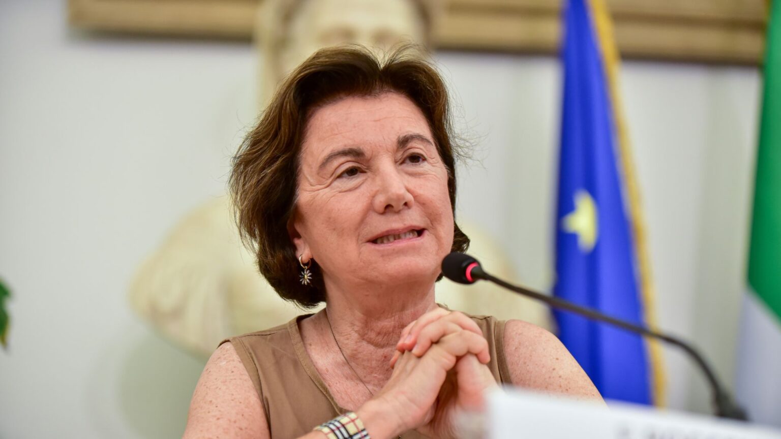 La ministra per la Famiglia e le Pari Opportunità Eugenia Roccella