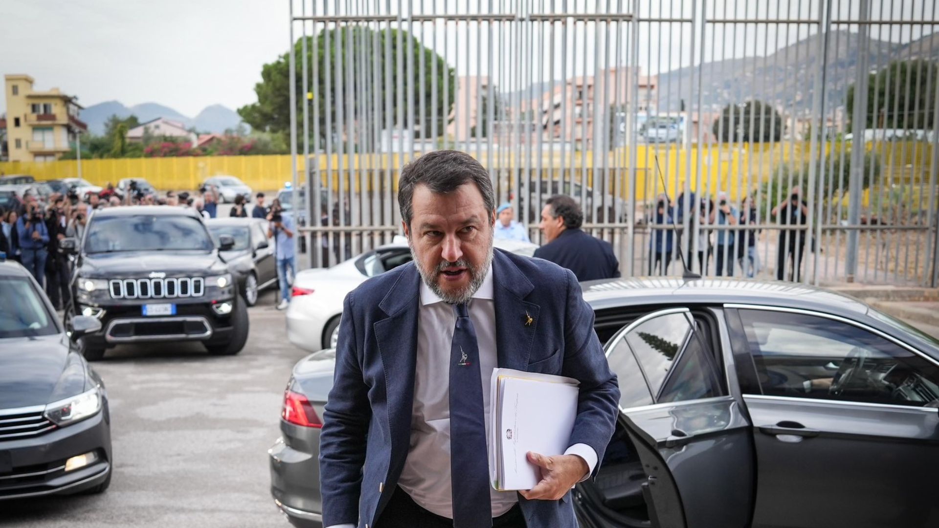 Processo Open Arms il leader della Lega Matteo Salvini