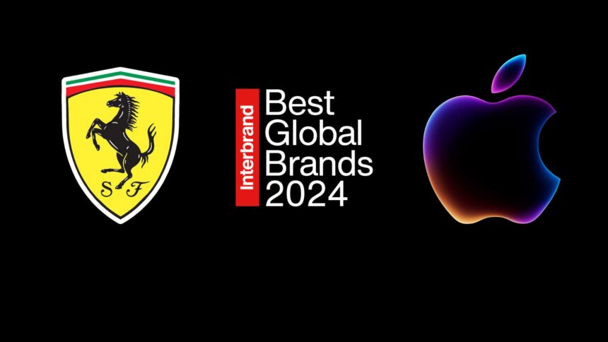 Interbrand, Apple, Ferrari