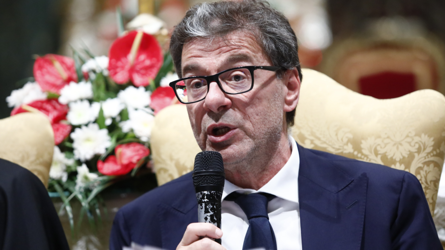 Il ministro dell'Economia e delle Finanze Giancarlo Giorgetti