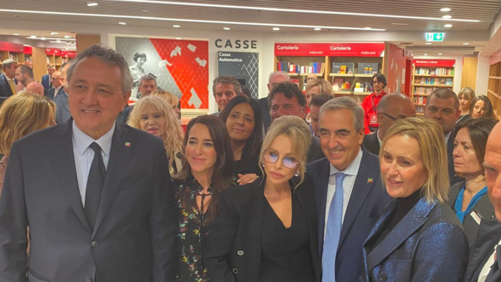 Marina Berlusconi, inaugurazione Mondadori Roma