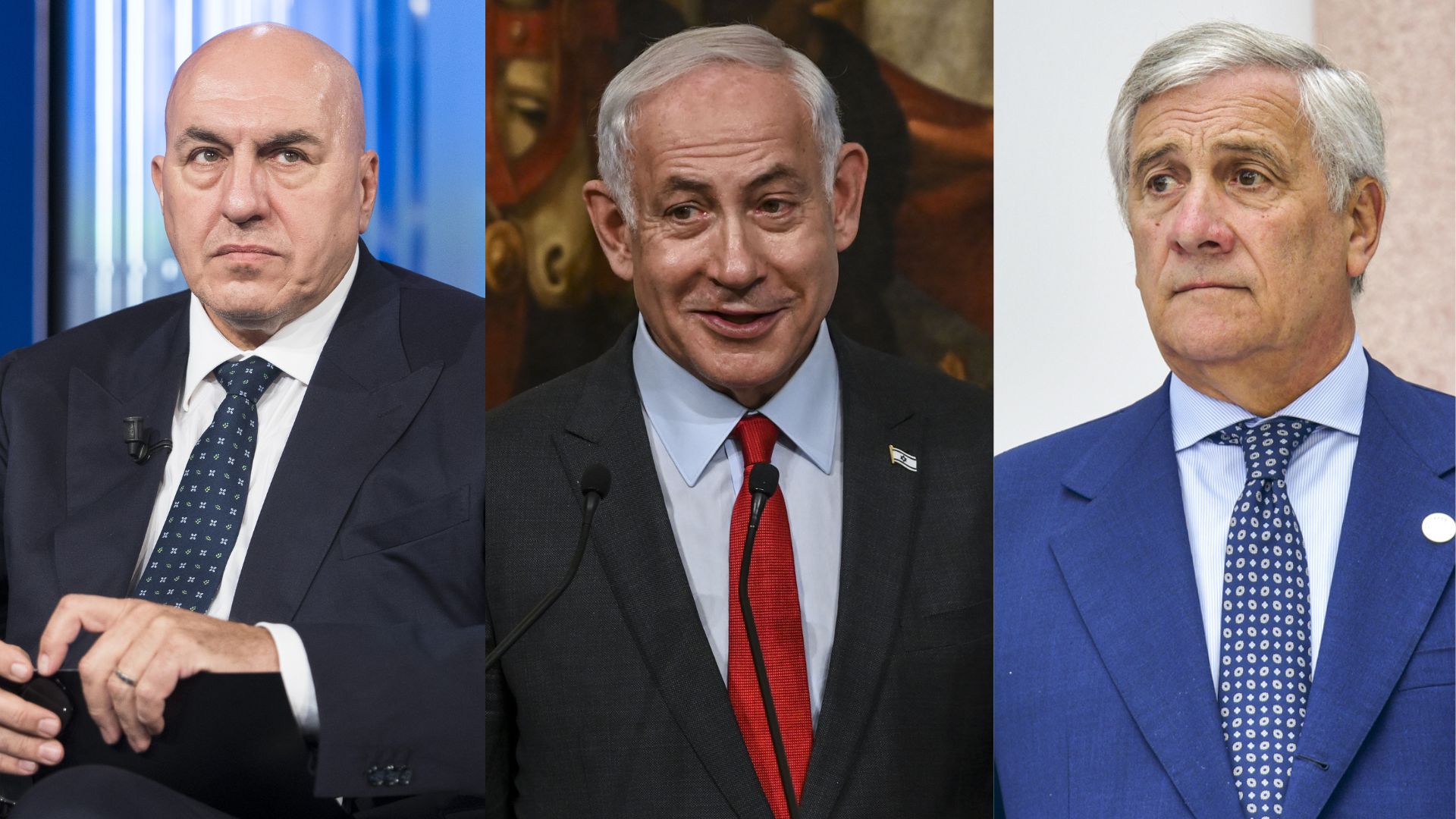 Cpi, Guido Crosetto, Benjamin Netanyahu e Antonio Tajani