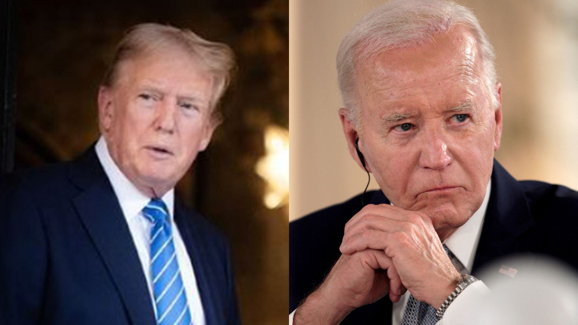 Donald Trump e Joe Biden