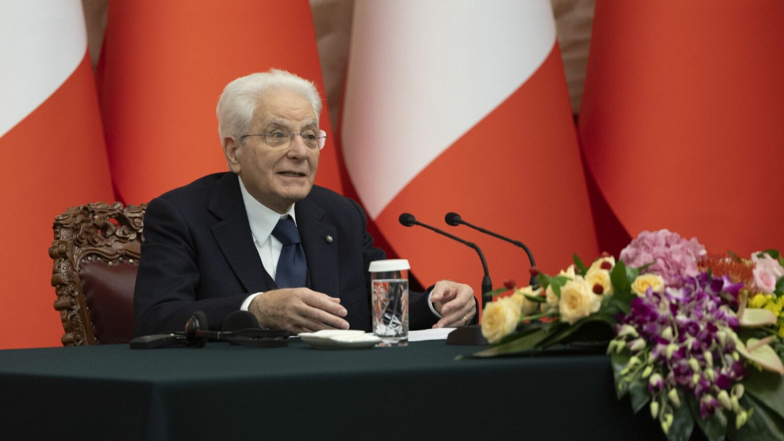 Il Presidente della Repubblica Sergio Mattarella