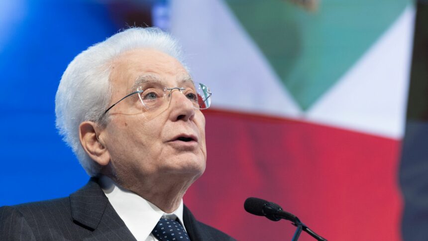 Il Presidente della Repubblica Sergio Mattarella