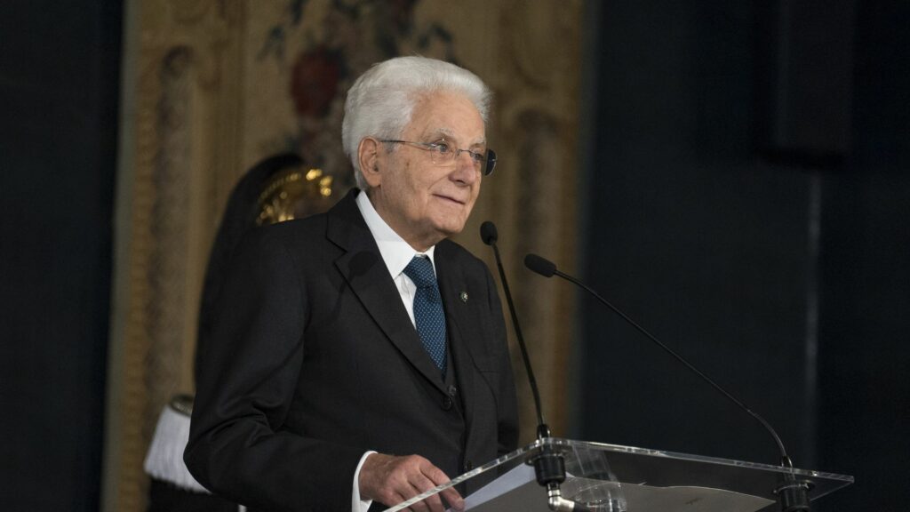 Il Presidente della Repubblica Sergio Mattarella