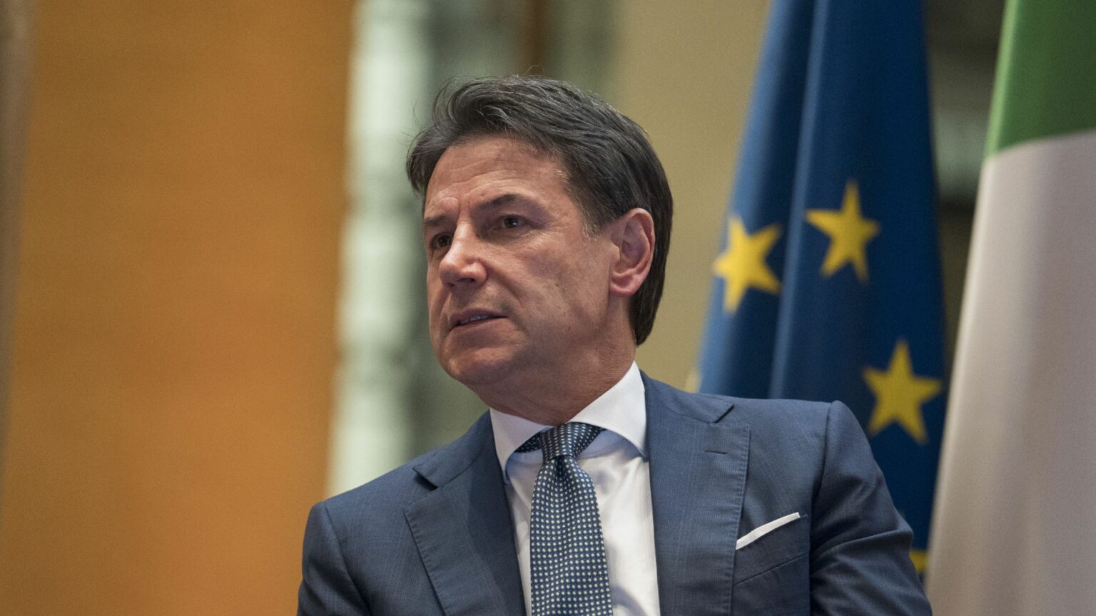 Il leader del M5S Giuseppe Conte