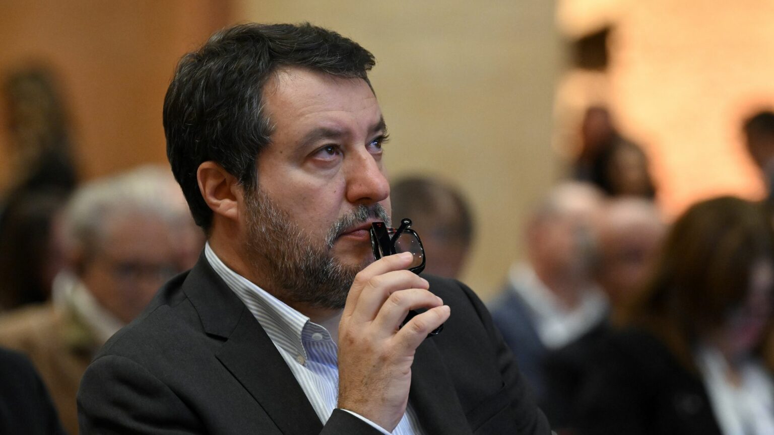 Il leader della Lega Matteo Salvini