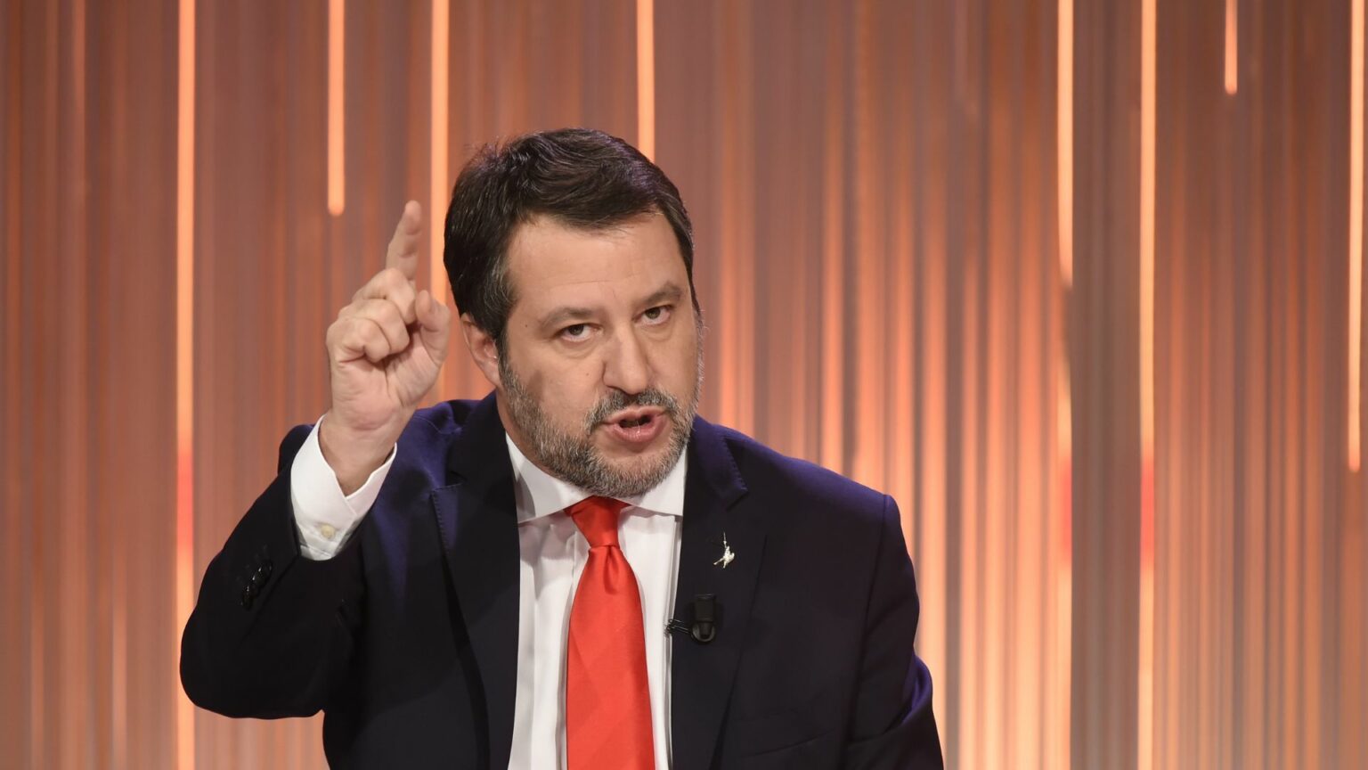 Il leader della Lega Matteo Salvini