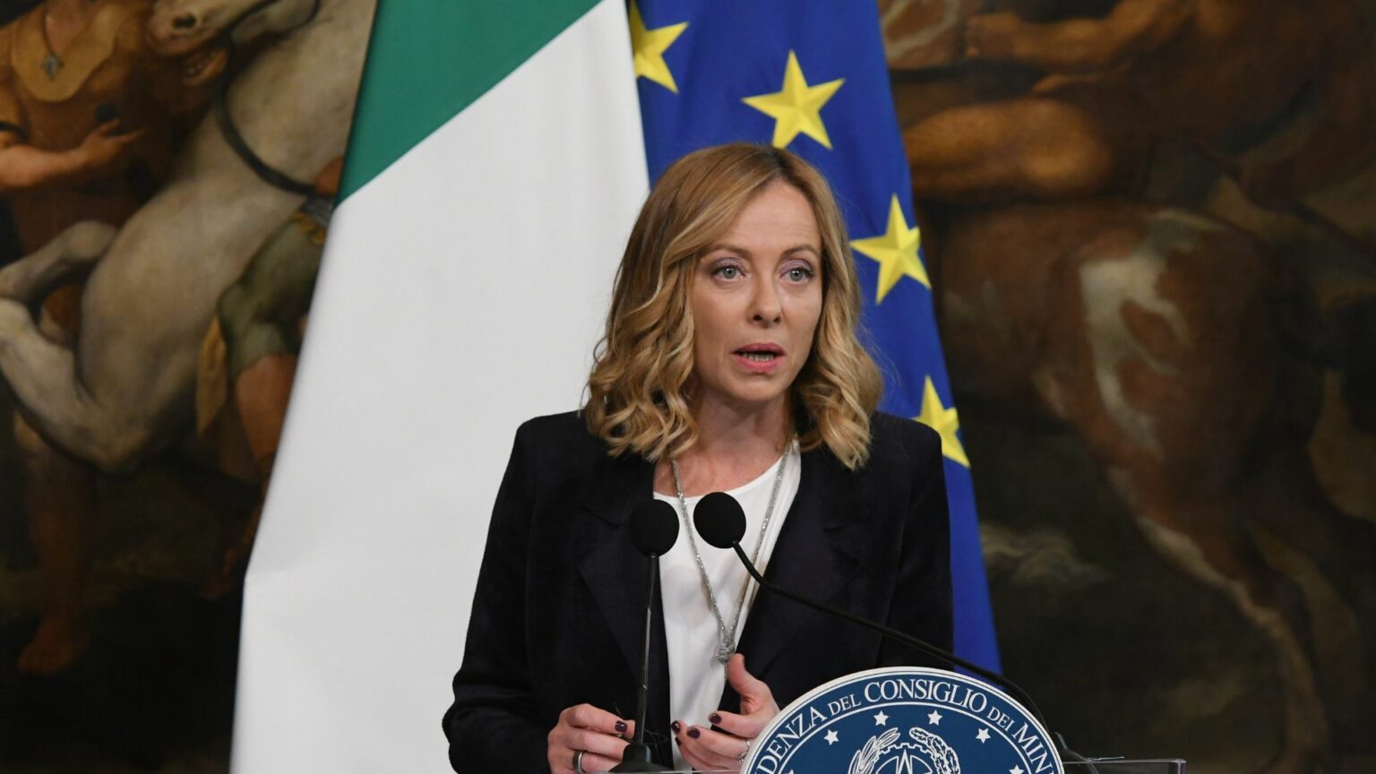 Il presidente del Consiglio Giorgia Meloni sulla manovra