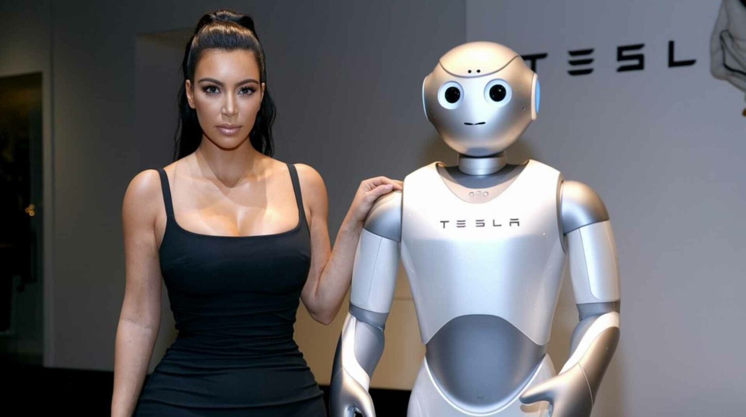 Kim Kardashian Robot Tesla