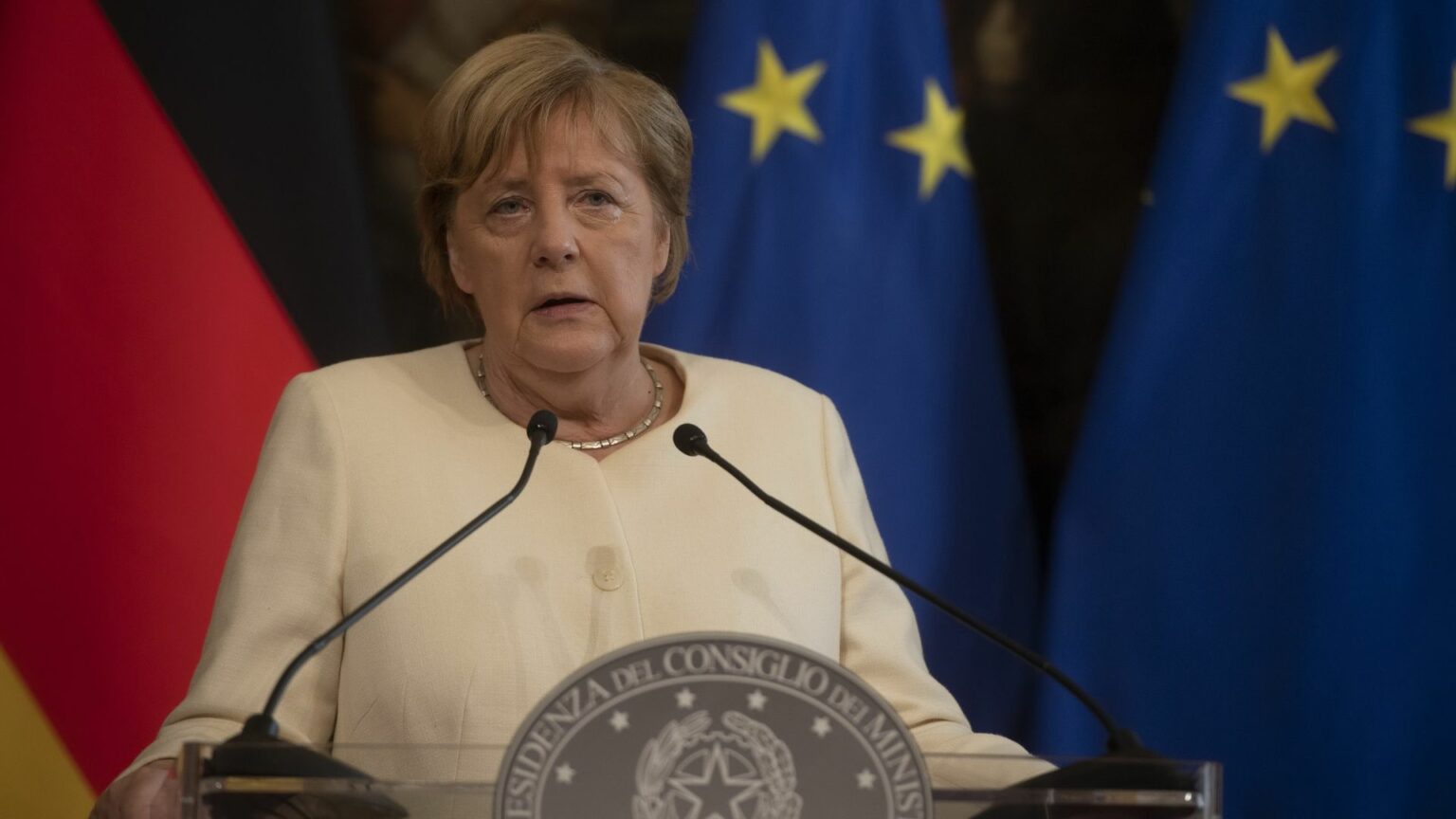 L'ex cancelliera tedesca Angela Merkel