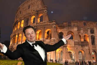 Elon Musk Colosseo