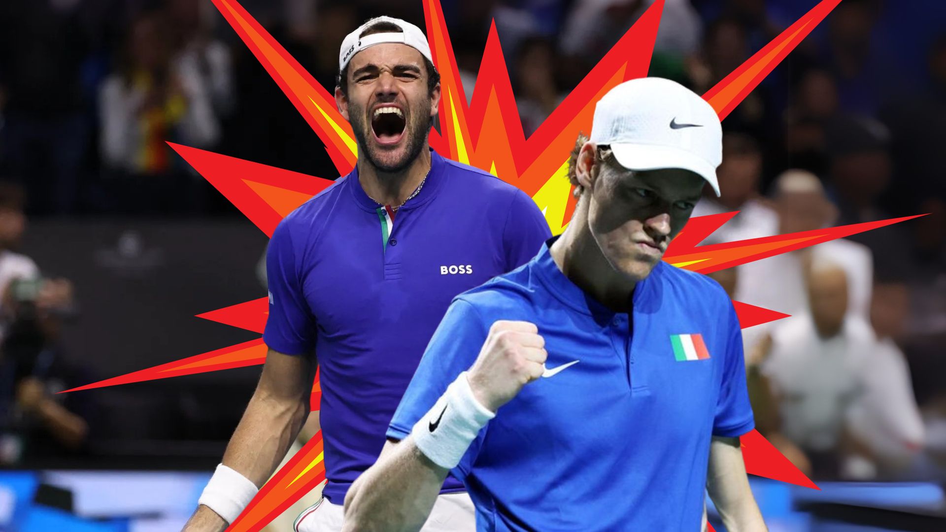 Bomba Sinner Berrettini, Italia in finale di Coppa Davis con l’Olanda