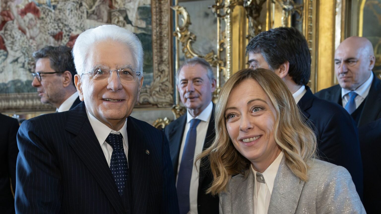 Sergio Mattarella e Giorgia Meloni