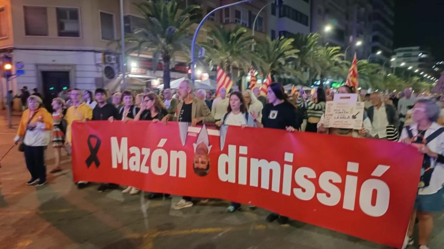 Spagna, manifestazione a Valencia