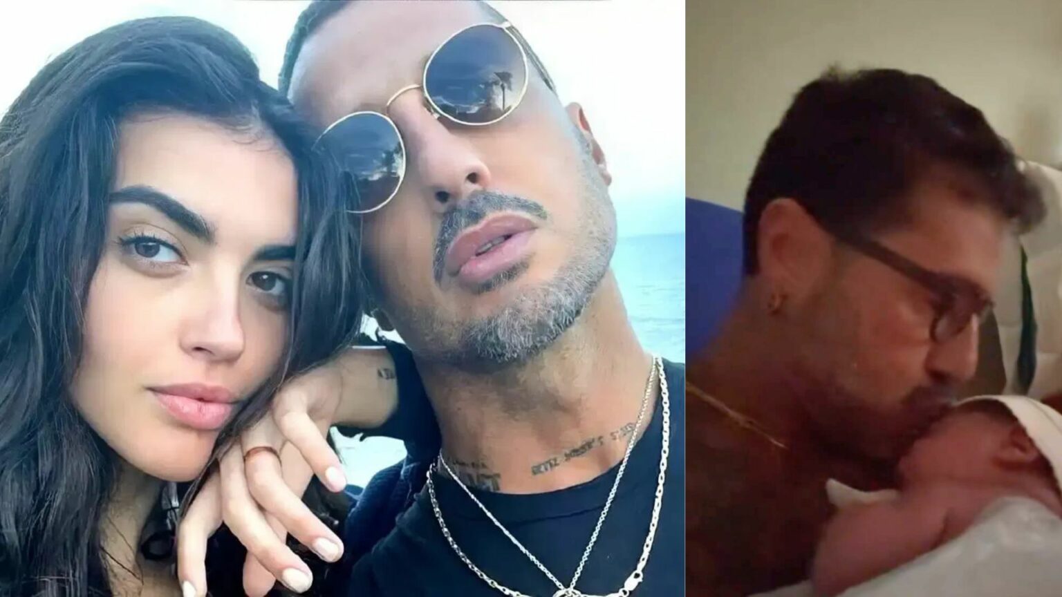 Fabrizio Corona e Sara Barbieri figlio