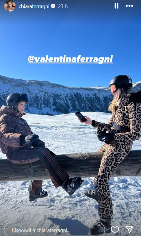 Ferragni vacanze in Trentino