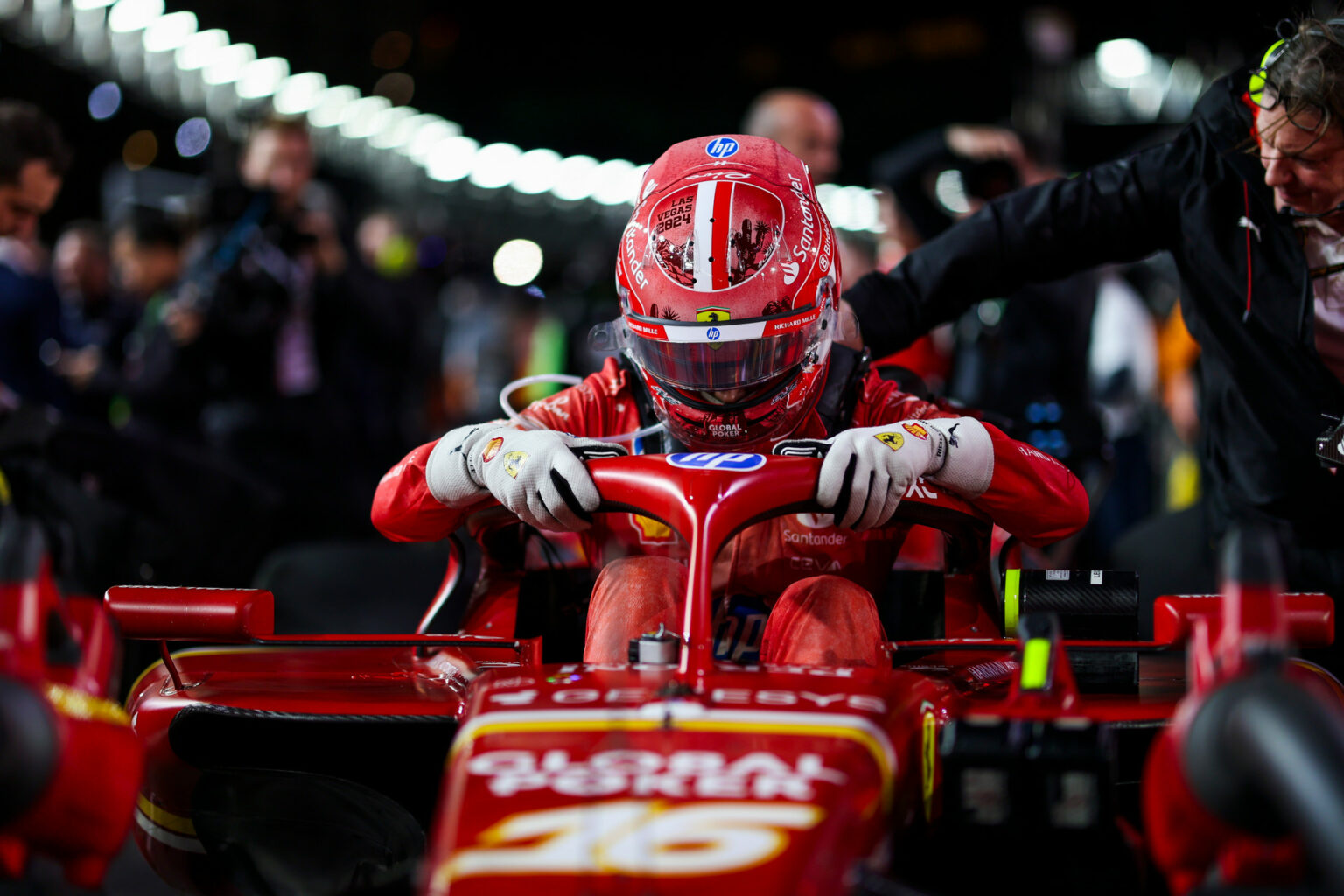 Leclerc, Ferrari Abu Dhabi