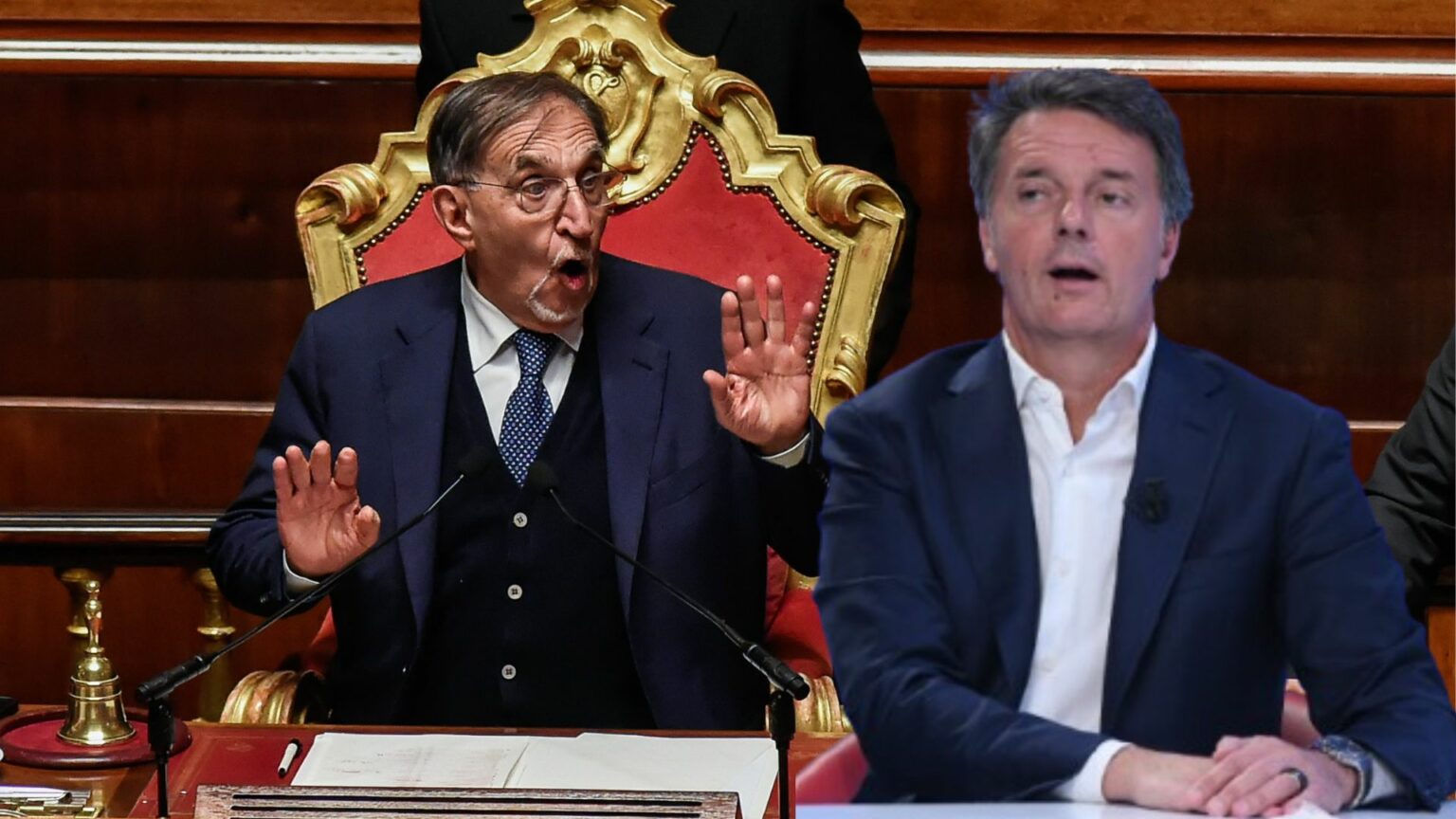 Ignazio La Russa e Matteo Renzi