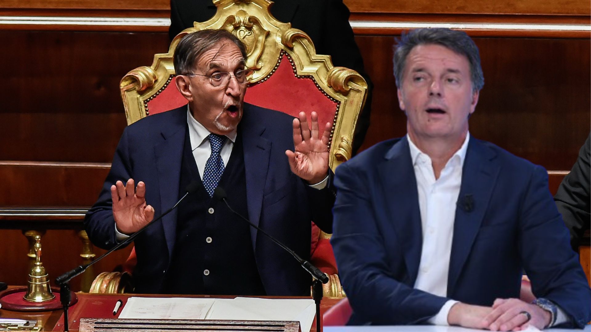 Ignazio La Russa e Matteo Renzi