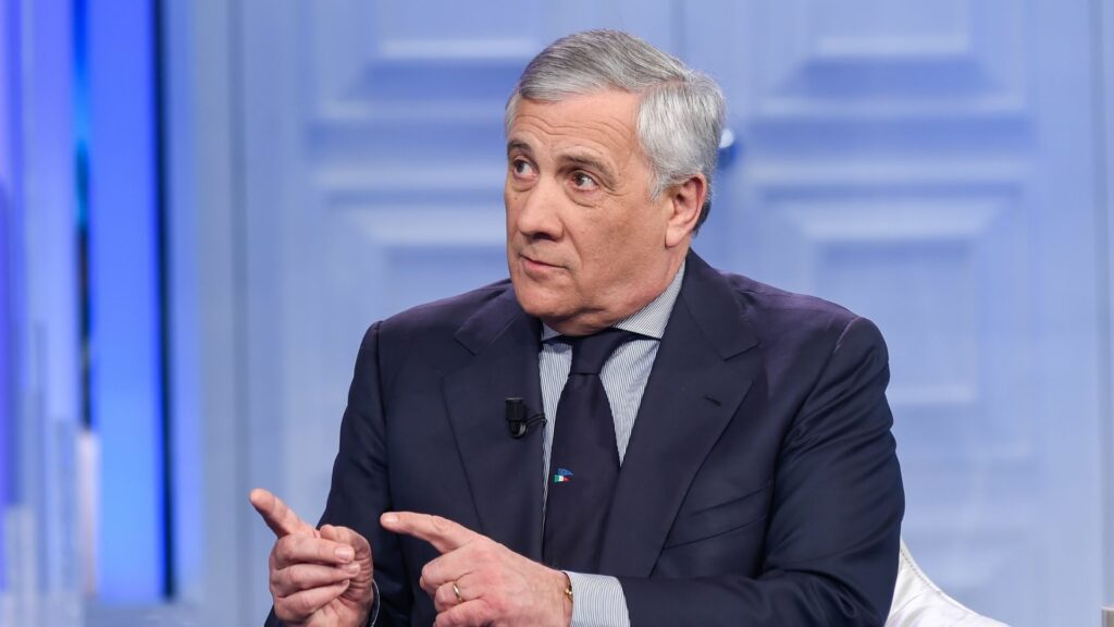 Il ministro degli Esteri Antonio Tajani