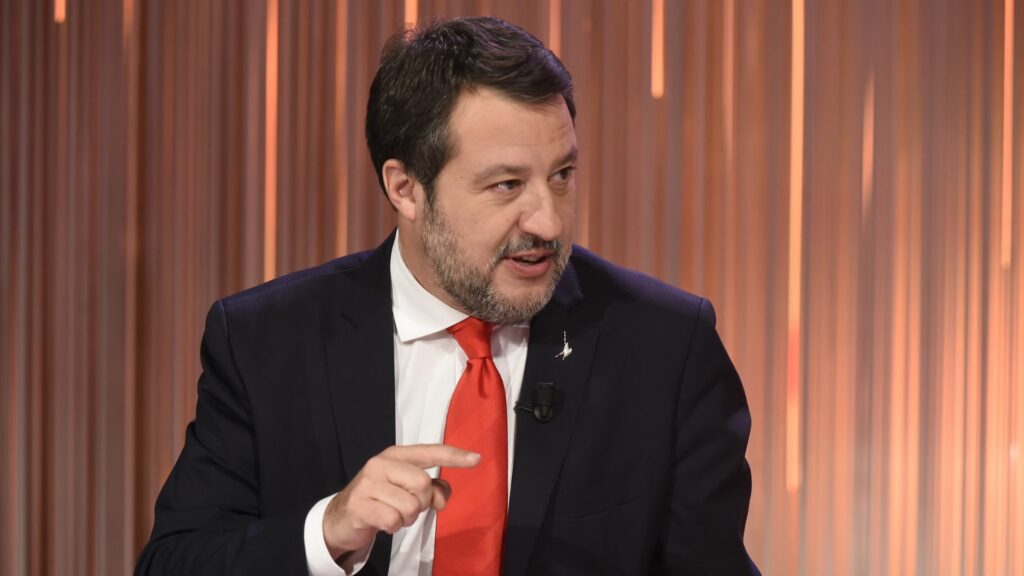 Il ministro dei Trasporti, Matteo Salvini