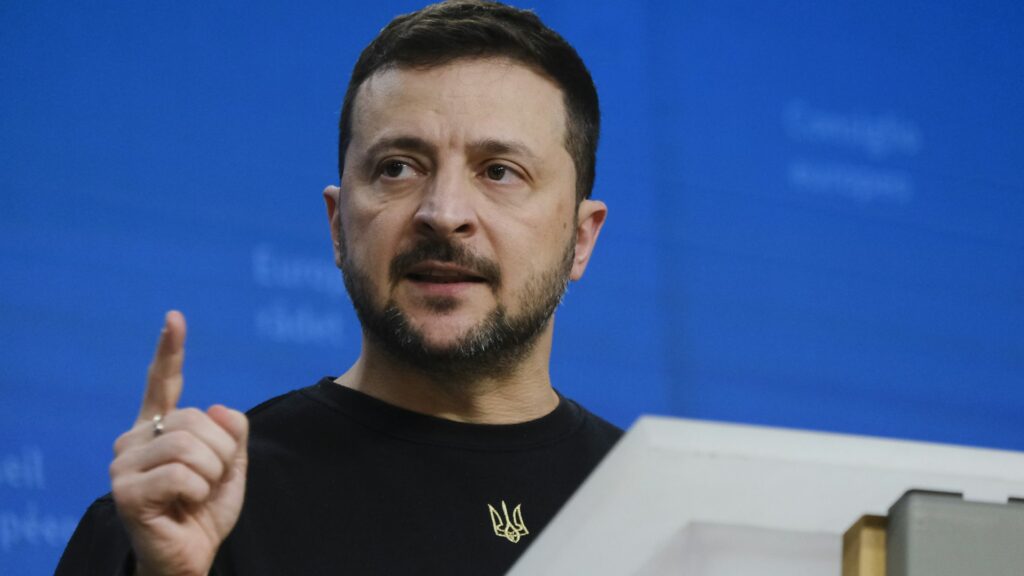 Il presidente ucraino Volodymyr Zelensky