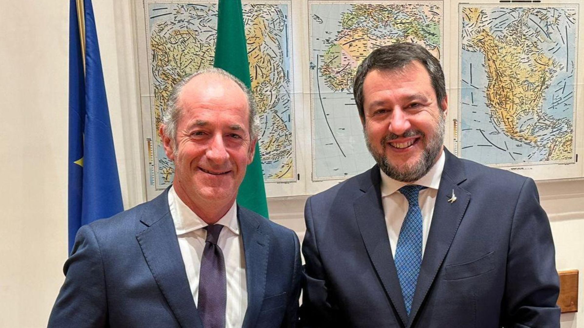 Veneto, Salvini scommette su Zaia: “Avrà incarichi importanti”