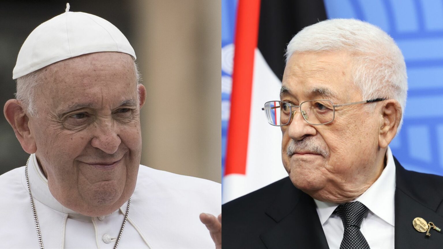 Papa Francesco e Abu Mazen