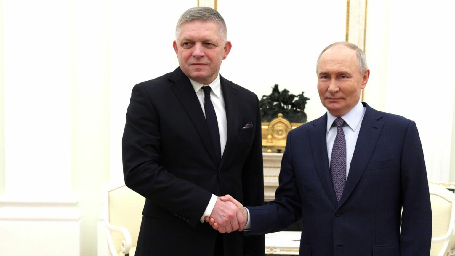 Robert Fico e Vladimir Putin sul cessate il fuoco in Ucraina