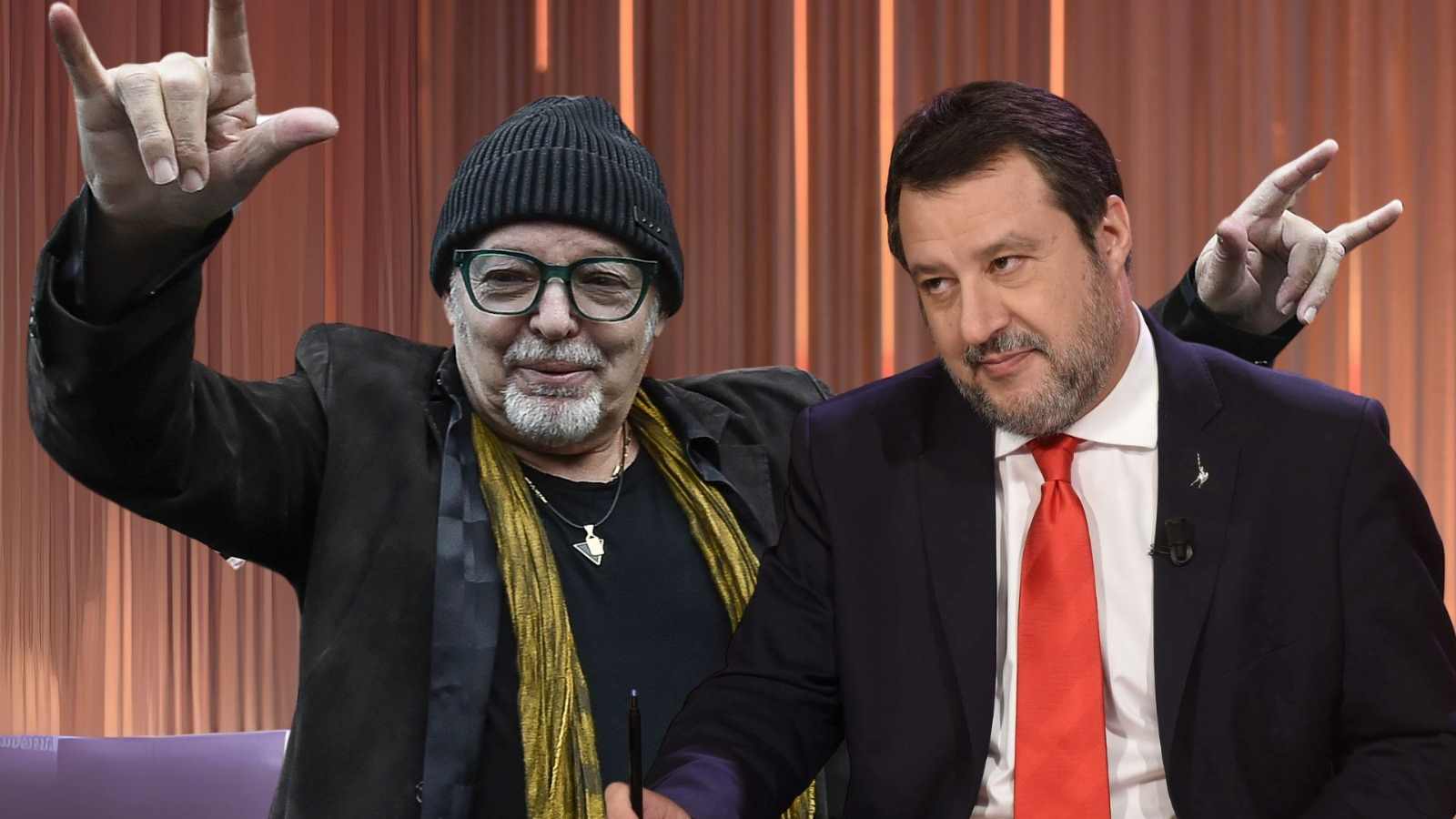 Vasco Rossi vs Matteo Salvini