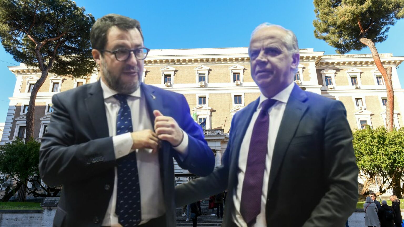 Viminale, Matteo Salvini e Matteo Piantedosi