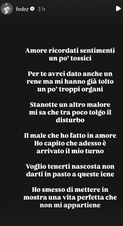 Fedez story