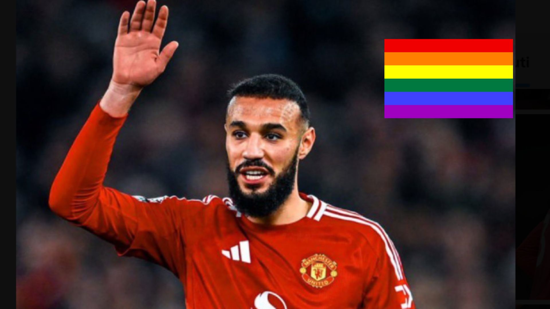 Manchester United: Mazraoui non indossa la giacca Lgbtq+ perché musulmano