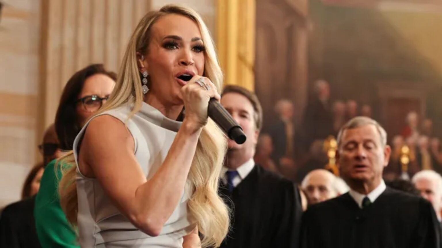 Carrie Underwood canta all'Inauguration Day di Trump