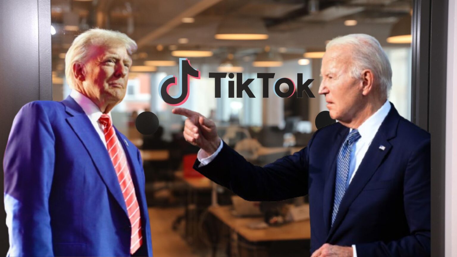 Caso TikTok, Donald Trump e Joe Biden