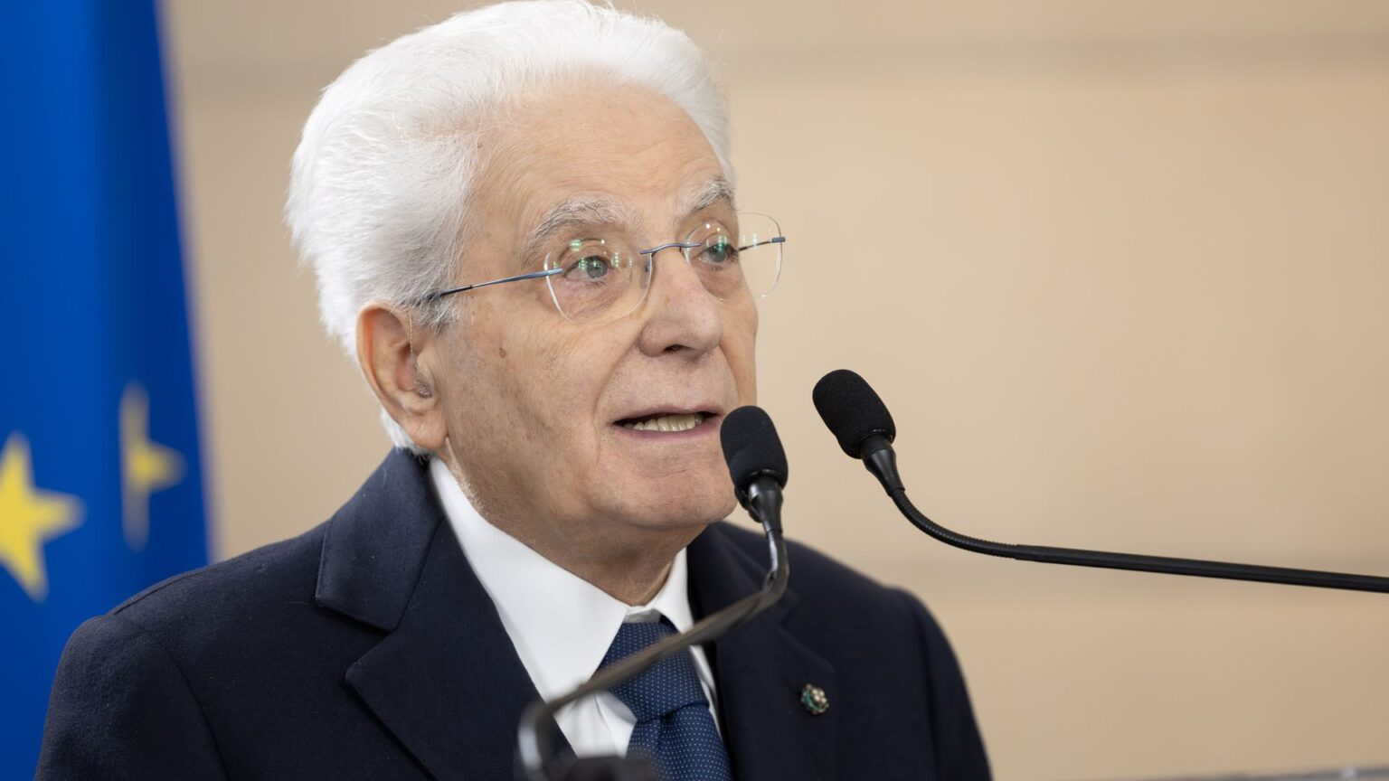 Il Presidente della Repubblica Sergio Mattarella