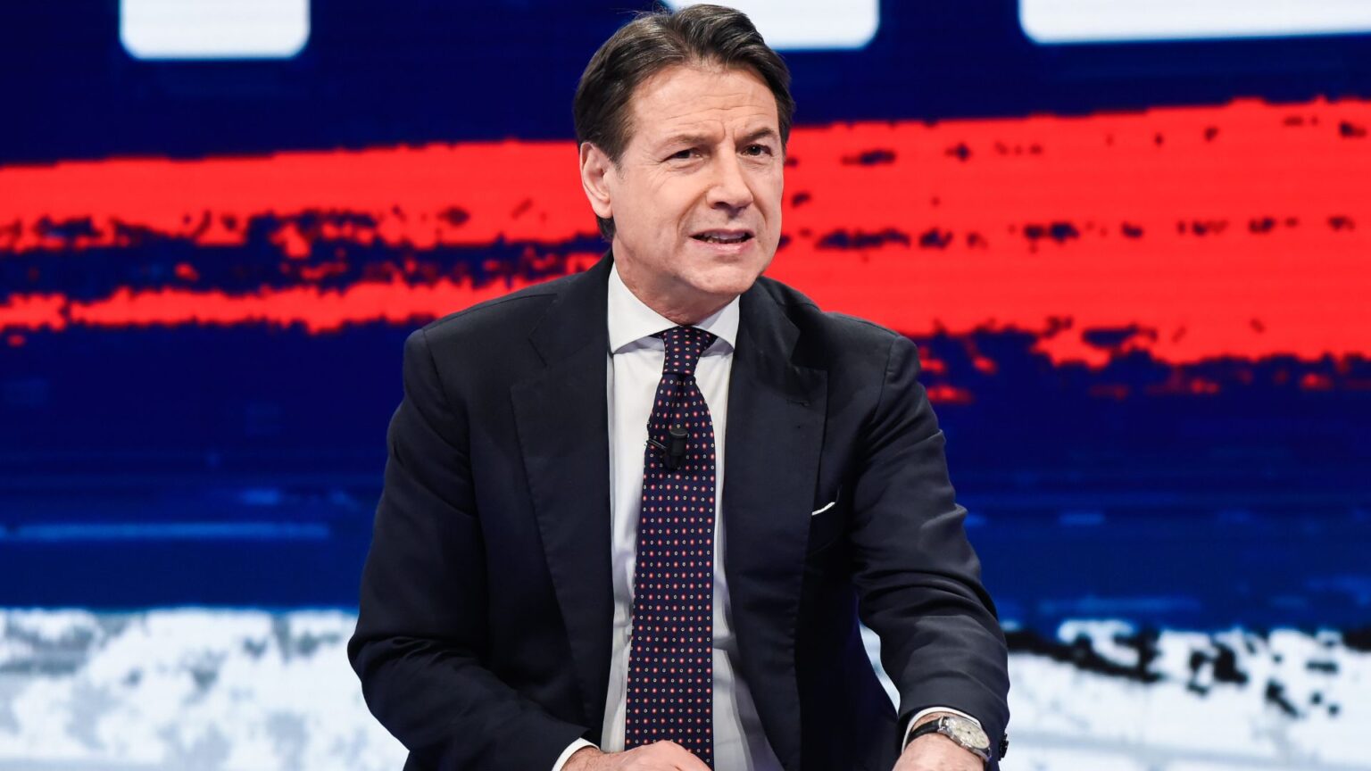 Il leader del Movimento 5 Stelle, Giuseppe Conte