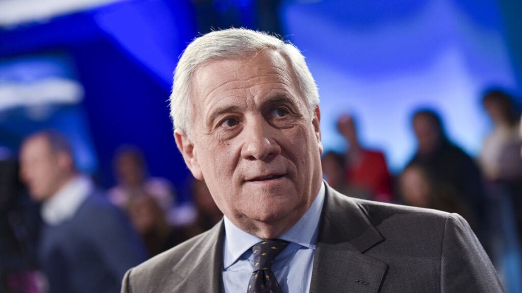 Il ministro degli Esteri, Antonio Tajani