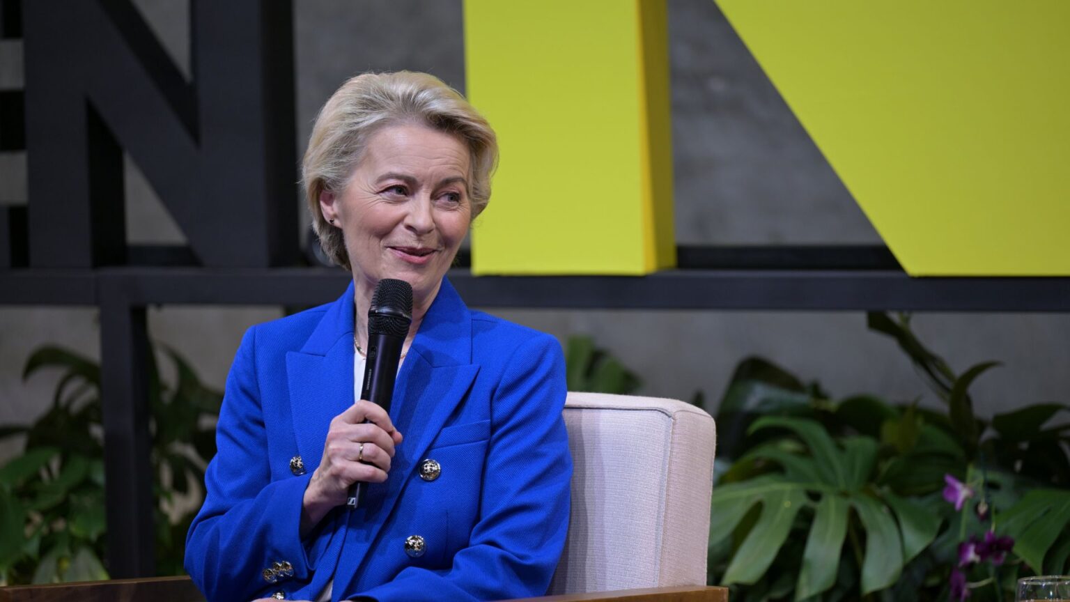 La Presidente della Commissione europea, Ursula Von der Leyen