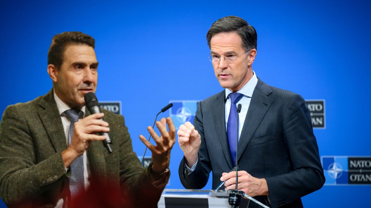 Roberto Vannacci e Mark Rutte