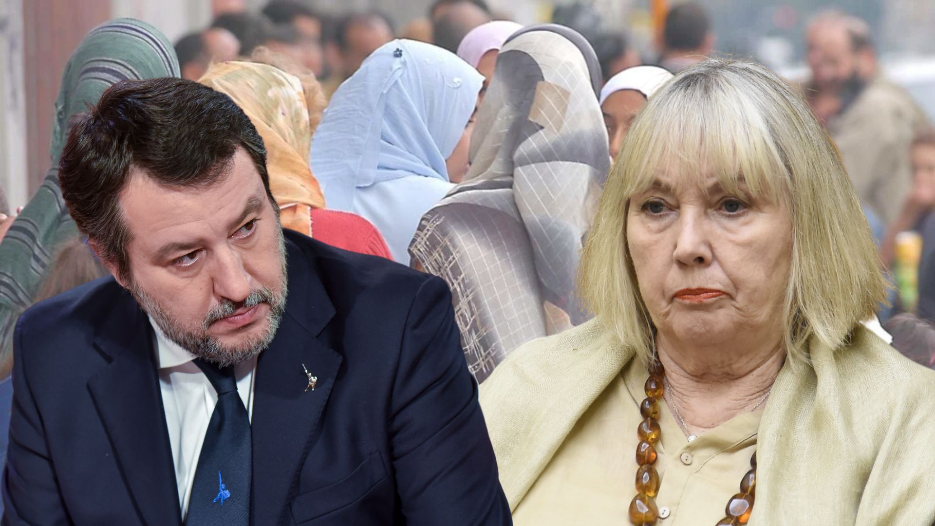 Lega, pdl contro il velo nei luoghi pubblici. Salvini: “Rispetto per i principi di libertà occidentali” ma Zanella (Avs) tuona: “Follia antislamica”