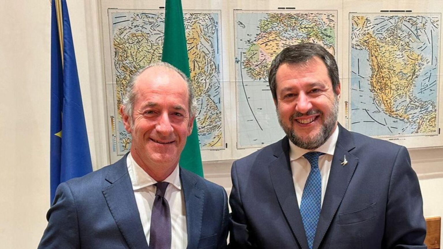 Veneto, Luca Zaia e Matteo Salvini