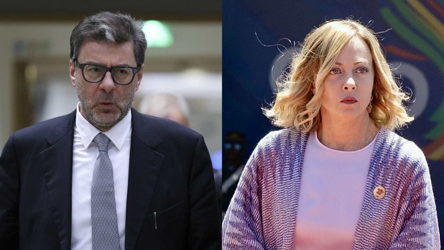 Decreto bollette, Giancarlo Giorgetti e Giorgia Meloni