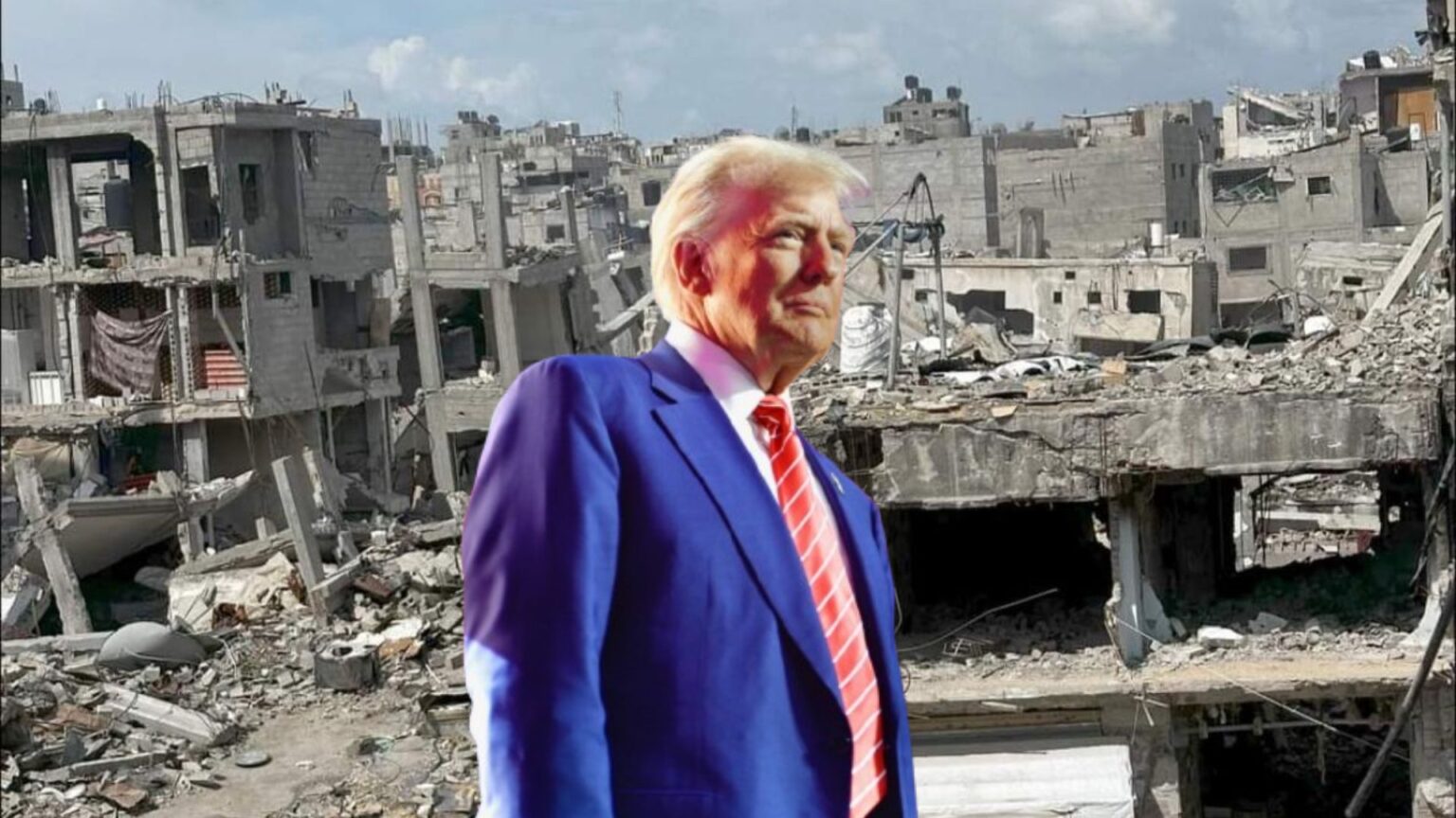 Gaza, il presidente Usa Donald Trump